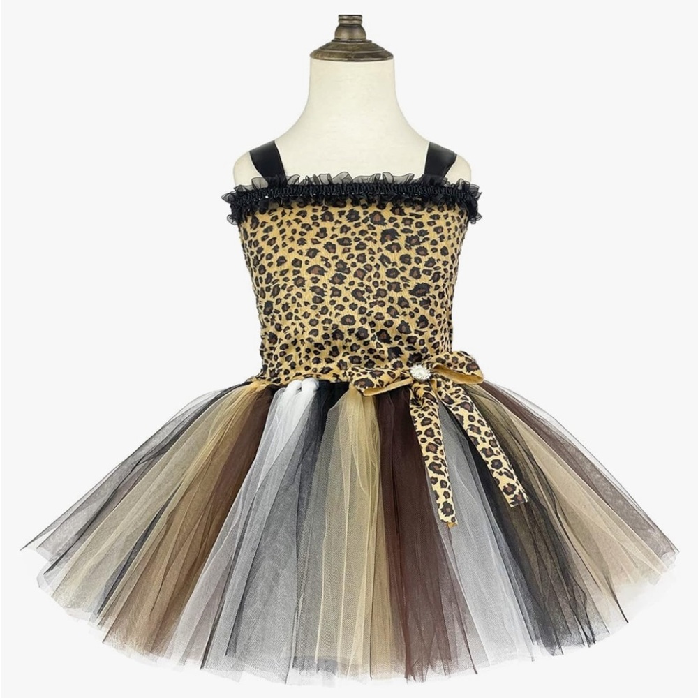 Jungle Party Animal Costume for girls-cheetah